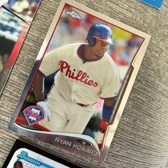 Lot 100+  Philadelphia Phillies Baseball Cards Schmidt Howard Thome Dykstra - Picture 7 of 11